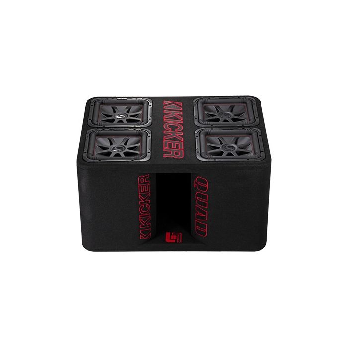 Kicker QL7R12 QUAD 12" L7R 2Ohm Loaded Ported Enclosure