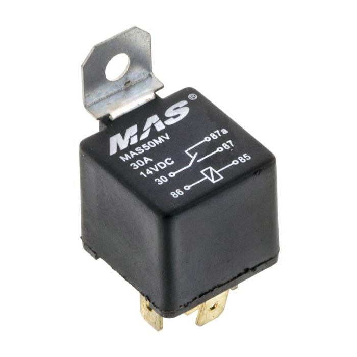 likely Advertiser Logical MAS 12 VDC Automotive 5-Pin Relay SPDT 30/50A Removable Metal tab