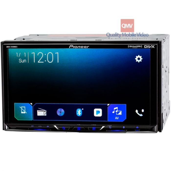 Pioneer MVH-2400NEX Double DIN 7 inch In Dash Car Stereo