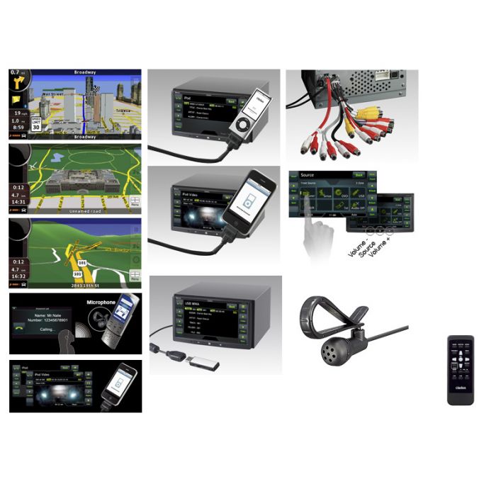 DISCONTINUED - Clarion NX700 7 inch In-Dash Double Din