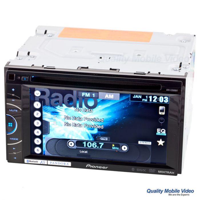 Pioneer AVH-X2600BT Double DIN Multimedia DVD Receiver with 6.1
