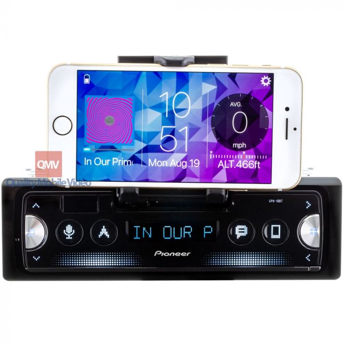 Pioneer SPH-10BT Smart Sync Single DIN Receiver with Built-In