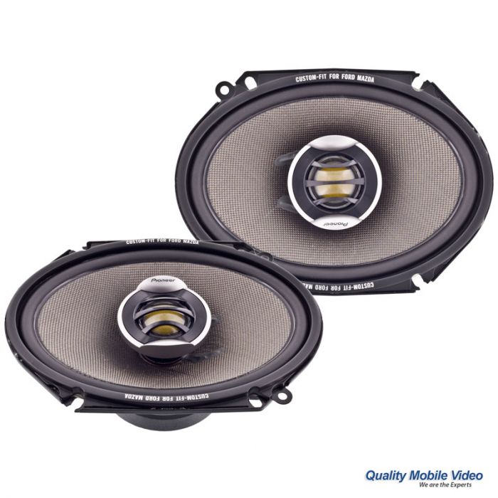 Pioneer TS-D6802R D Series 6x8 Inch 2 Way Coaxial 260 Watt Speakers