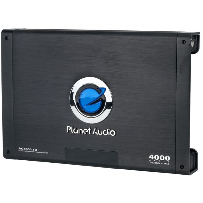 Planet Audio AC4000.1D Anarchy Class D Mono Amplifier 4000W max 1500W x 1 @  4 Ohm 2000W x 1 @ 2 Ohm 2800W x 1 @ 1 Ohm