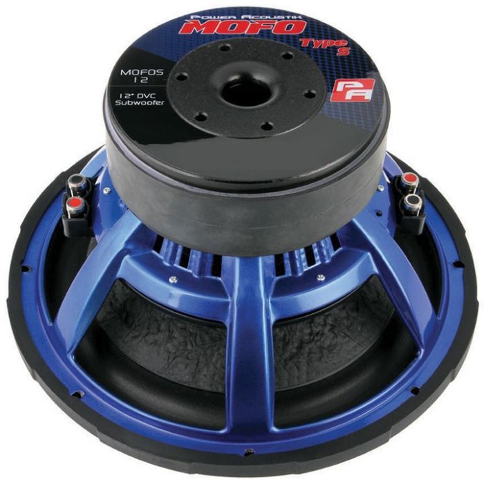 Power Acoustik MOFOS-12D4 MOFO Type S Series 12 inch Subwoofer - 4