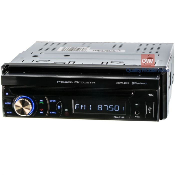 Power Acoustik PDN-726B Single DIN 7