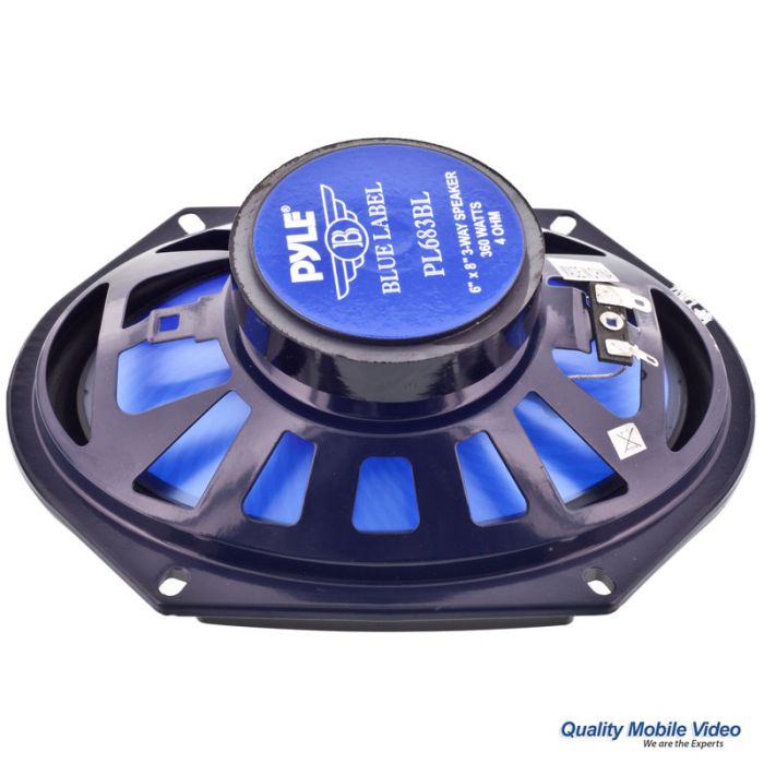 Pyle PL683BL Blue Label 6x8 Inch 360 Watt Way Triaxial Speaker