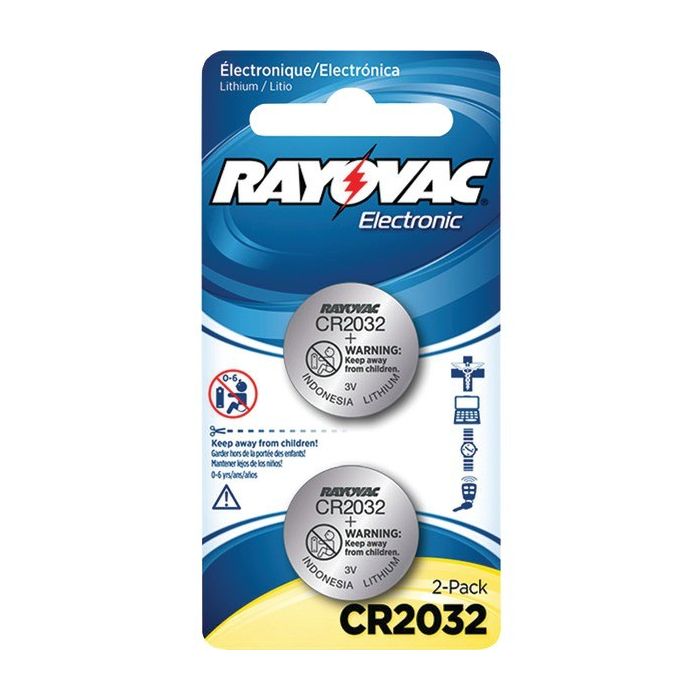 2-Pack, CR2032 Battery