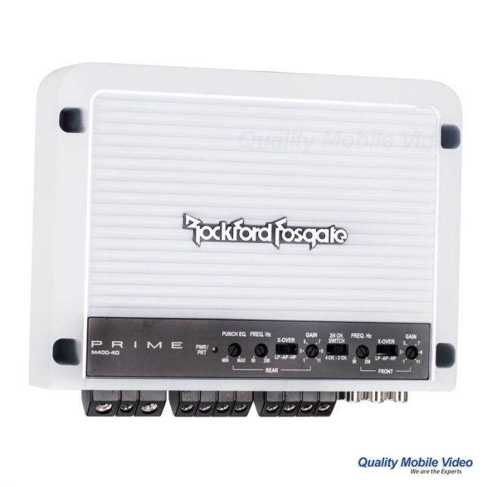 Rockford Fosgate M400-4D 400 Watt Full-Range Marine Class-D 4