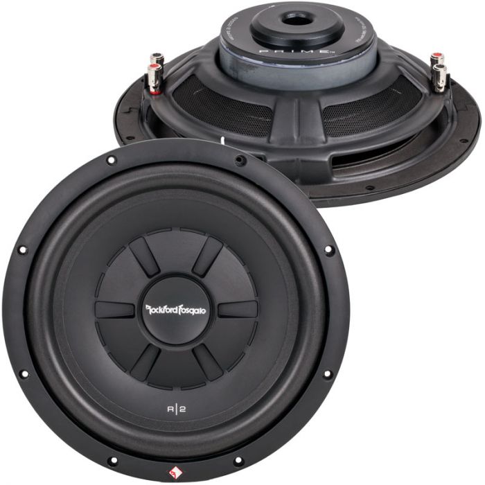 2) ROCKFORD FOSGATE R2SD4-12 12 1000W Car Shallow Mount Slim Subwoofers  Subs by Rockford Fosgate