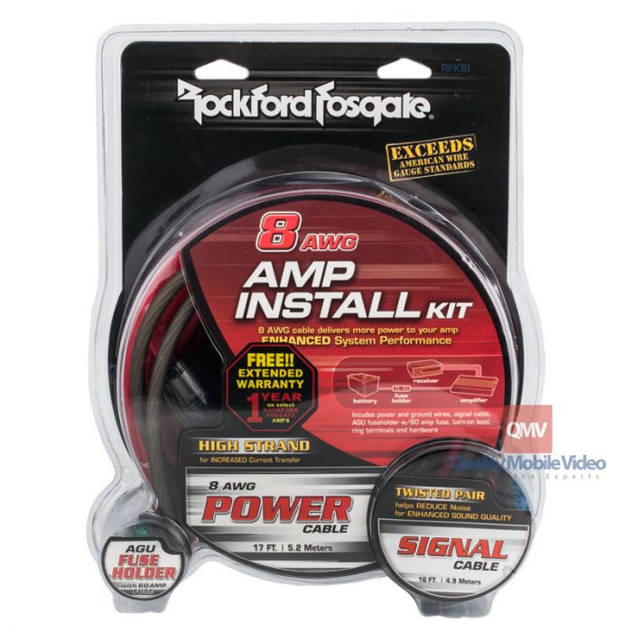 Rockford Fosgate RFRZ-K4D Polaris RZR Dual 4 Gauge Power Amplifier - View #10