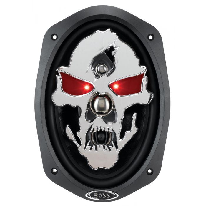 Boss Audio SK694 Phantom Skull 4-way 6 x 9 inch Full Range Speaker