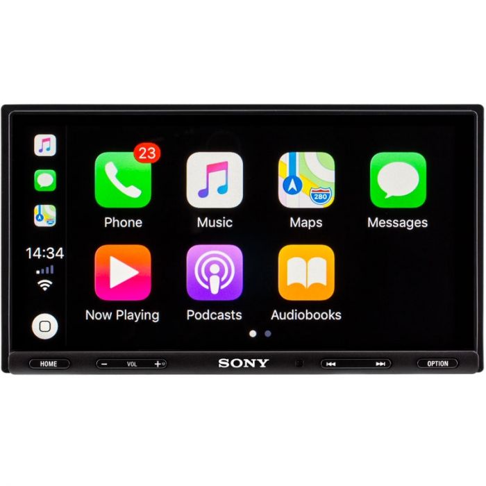 ontwerp corruptie lastig Sony XAV-AX5000 Double DIN Digital Receiver with 6.95" Capacitive  Touchscreen Display, Apple Carplay and Android Auto