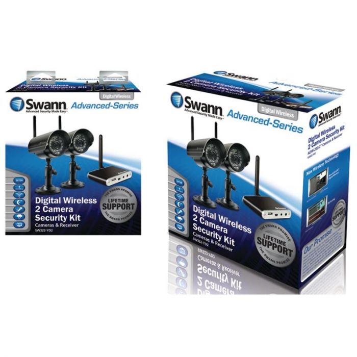 Swann SW322-YD2 ADW-200 Digital Wireless Camera and Receiver Pack