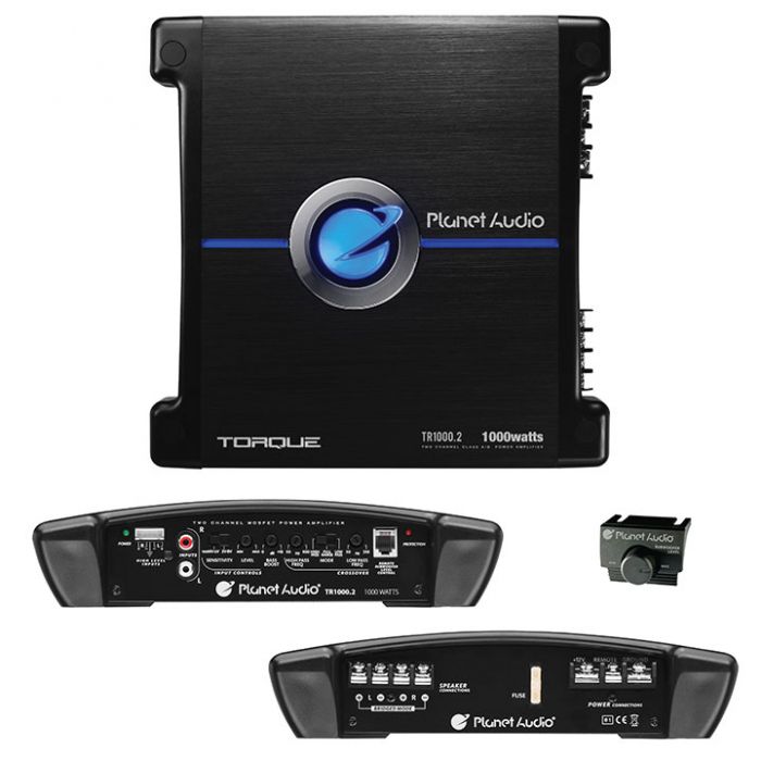 Planet Audio TR1000.2 Torque Series 1000 Watts Class AB 2 Channel 
