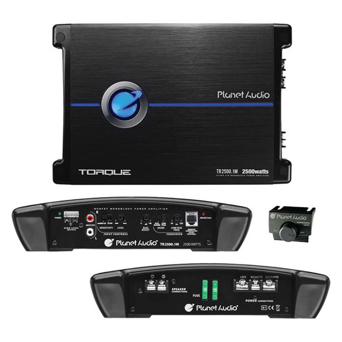 Planet Audio TR2500.1M Torque Series 2500 Watt Class AB Monoblock Planet Audio TR2500.1M Torque Series 2500 Watt Class AB Monoblock