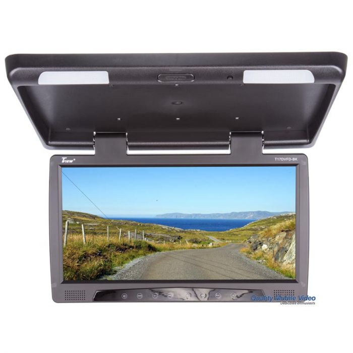 Tview T17DVFD 17 inch Overhead Flip Down Monitor with Built