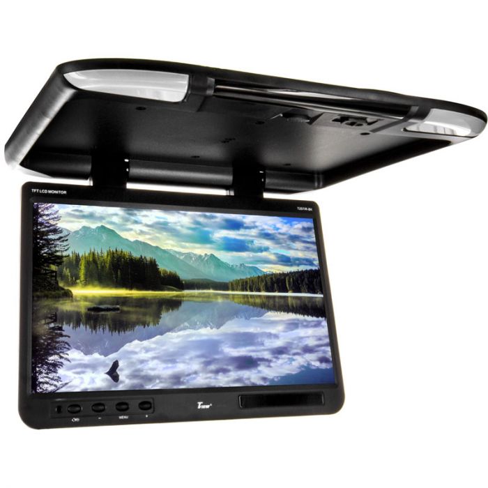 Accele AXFD17HDWF 17 Inch Over Head Flip Down LCD Monitor with Dual HDMI inputs and Built in WiFi 