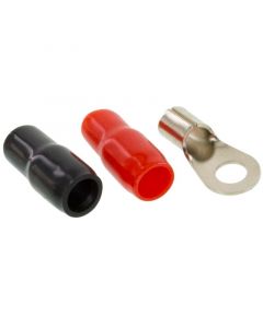 1 gauge 0.3125 inch Crimp Nickel Plated Ring Terminal