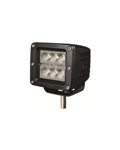Epique 3EP18WC Single 3 Inches Square LED Spot/Fog Light with 18 Watts Power for Vehicles