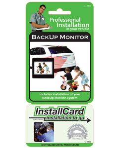 Nationwide Pre-paid Installcard 42-1109 Backup monitor InstallCard