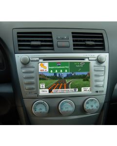 DISCONTINUED - Rosen CS-TY0710-P11 Factory Look 7 inch Double Din Navigation Receiver with Pandora, Bluetooth, SiriusXM ready and iPod control for 2007-2011 Toyota Camry Vehicles