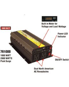 DISCONTINUED - 1000 Watt Modified Sine Wave Power Inverter