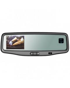 Factory Mirror with 3.5" Backup Monitor, Compass and Temp Gauge 9002-9516A