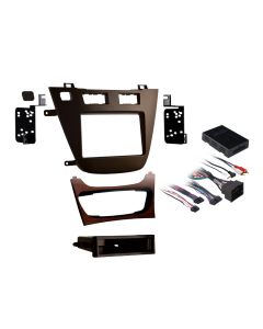 Metra 99-2023BR Brown Single or Double DIN Installation Kit for Buick Regal 2011-Up Vehicles - Push Button Start