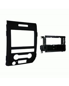 Metra 99-5820B Black Single DIN Installation Kit for Ford F-150 2009-Up Vehicles 