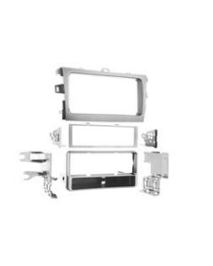 Metra 99-8223S Silver Single or Double DIN Dash Kit for 2000 and Up Toyota Vehicles