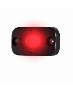Heise HE-TL1R 12 Volt Marine Flush Mount (3) x 3 Watt LED Light - Red
