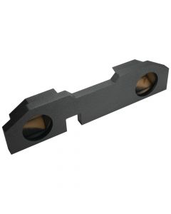 DISCONTINUED - ATREND-XLINE A202-12 Atrend Series 12" Dual Up-Fire Enclosure for Dodge Ram 2002 and Up Quad Cab - Bed Liner Finish