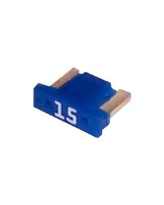 Accele 6715 15 Amp Low-Profile Mini Fuses - 10 pack