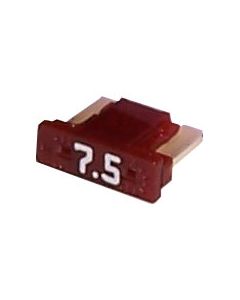 Accele 6775 7.5 Amp Low-Profile Mini Fuses - 10 pack