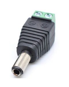Accelevision PS204SS 5.5mm x 2.1mm Male DC power plug with screw terminals