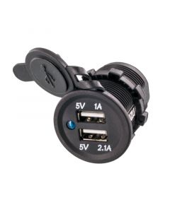 Accelevision USBR12V Flush Mount Dual USB Jacks for charging