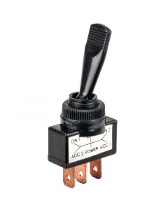 Accele 250 Black SPDT Toggle Switch - Main