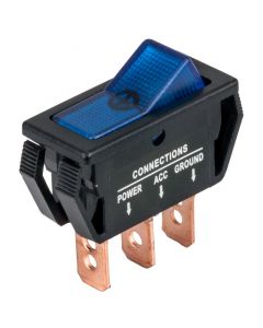 Accele 257BLU Rocker Switch with Blue LED illumination - Main