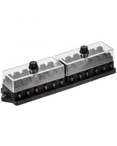 Accelevision 30112 12-Fuse Water Resistant Fuse Distribution Block