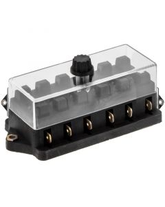 Accelevision 30116 6-Fuse Water Resistant Fuse Distribution Block