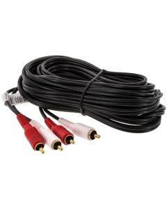 Accele 3318B Matrix Double Shielded RCA Audio Video Cable - 18 foot