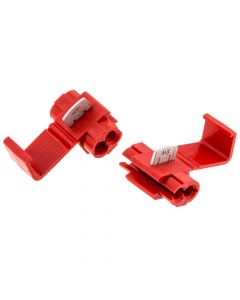 Red Scotchlok Wire connector and tap for 18 - 22 gauge wire