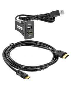 Accelevision USBRHDMI2 HDMI and USB input jack panel