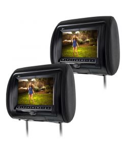 Dual DVD Headrests