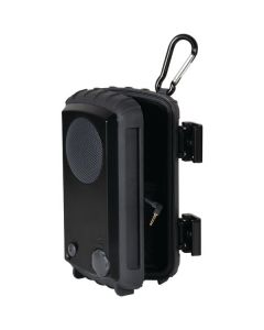 DISCONTINUED - Grace Digital Audio AQCSE101 Rugged Waterproof iPod/iPhone Case with Built-in Speaker Black