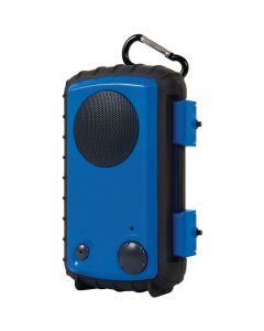 DISCONTINUED - Grace Digital Audio AQCSE102 Rugged Waterproof iPod/iPhone Case with Built-in Speaker Blue