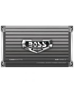 DISCONTINUED - Boss Audio AR1200.2 Armor Series MOSFET Power Amplifier with Remote Subwoofer Level Control 1200W 2-Channel