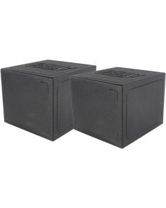 DISCONTINUED - ATREND-BBOX TL-69 Universal Blank Pair Split Wedge Enclosures for Multi-Use Applications