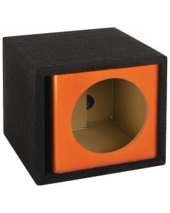 Discontinued - ATREND-BBOX ZV12S-TG 12" Single Vented Tangerine Kandy Paint Subwoofer Enclosure